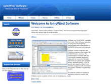Tablet Screenshot of ionicwind.com